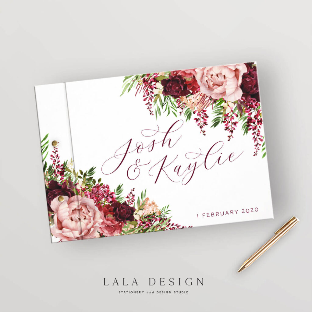 Kaylie's Florals Guestbook | Wedding, event & corporate keepsakes - Perth WA