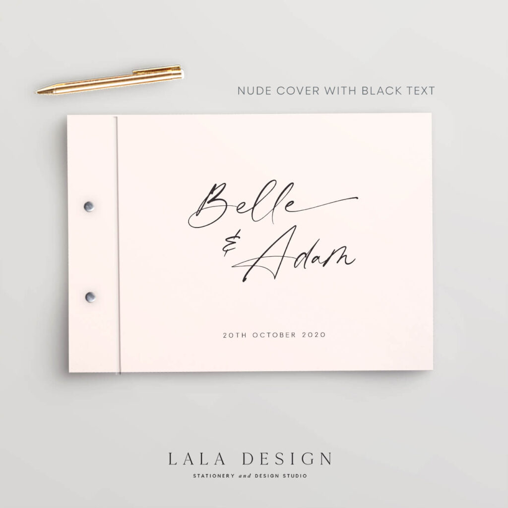 Belle Guestbook | Wedding & Engagement stationery - Perth WA