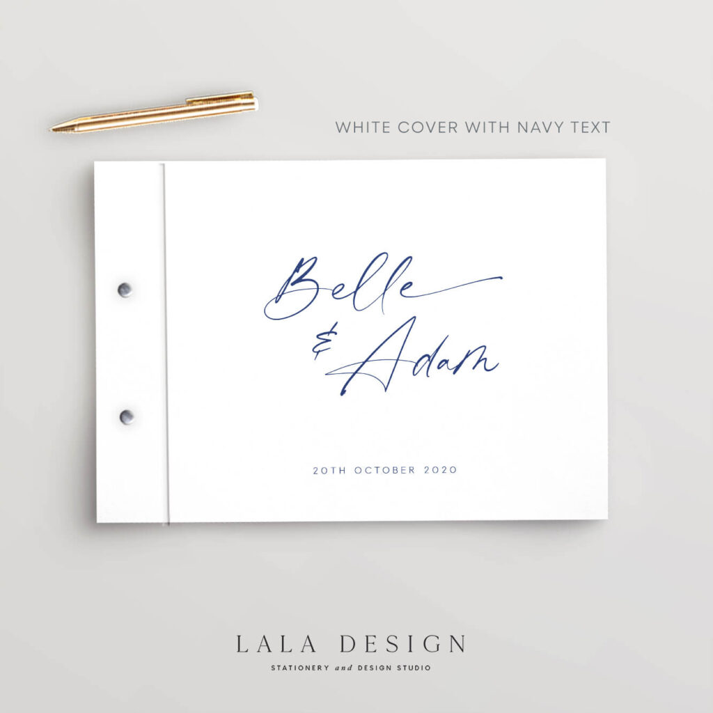 Belle Guestbook | Wedding & Engagement stationery - Perth WA
