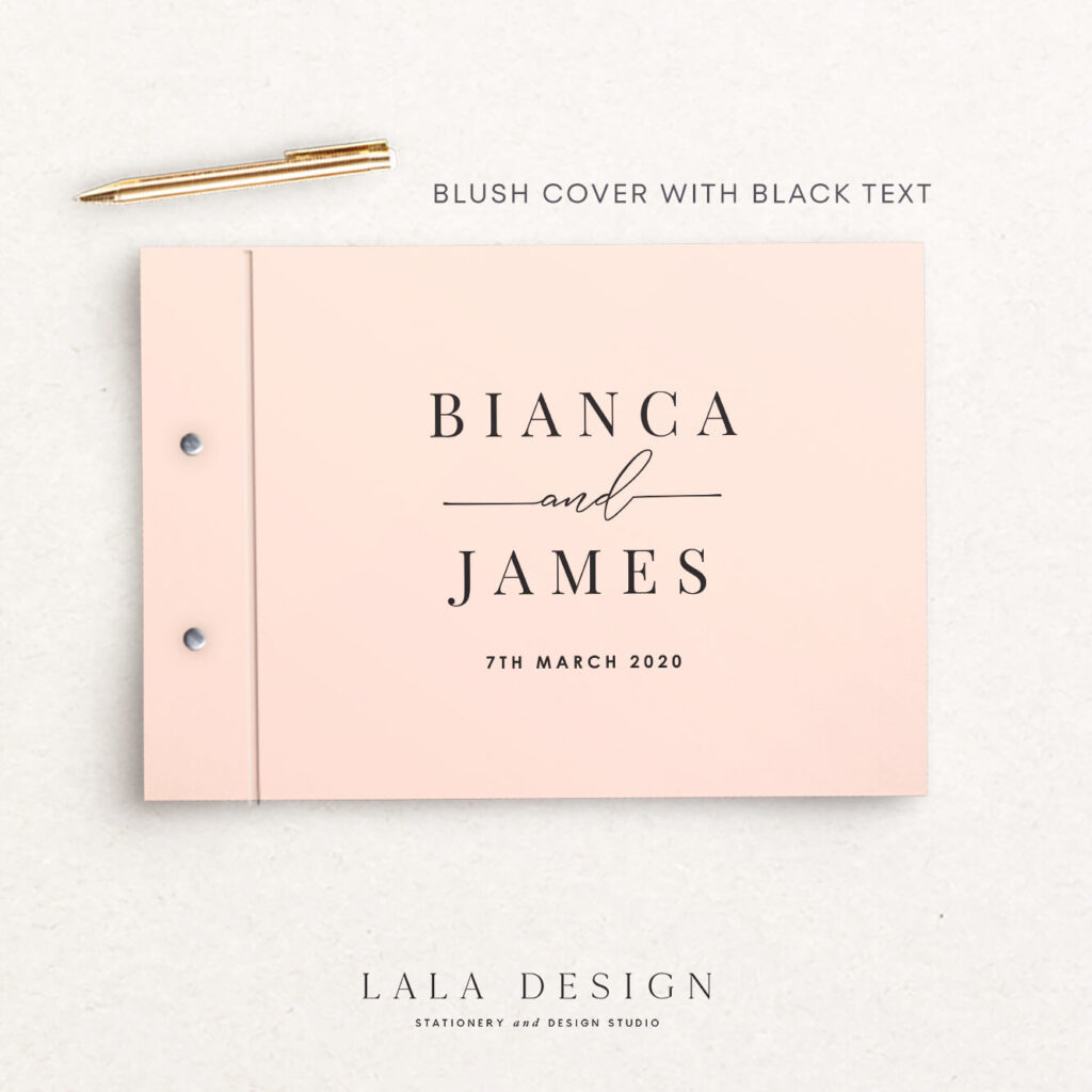 Bianca Guestbook | Wedding & Engagement stationery - Perth WA