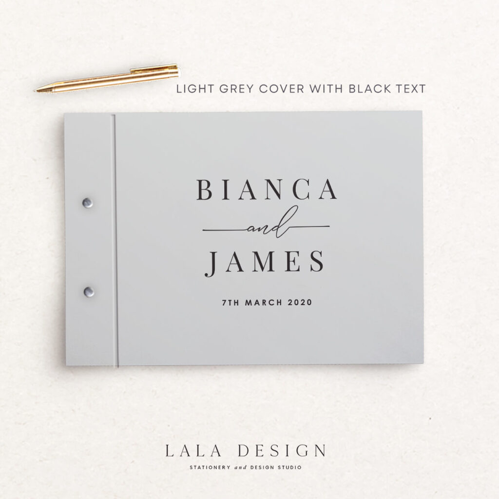 Bianca Guestbook | Wedding & Engagement stationery - Perth WA