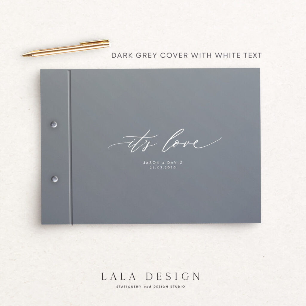 It's Love Guestbook | Wedding & Engagement stationery - Perth WA
