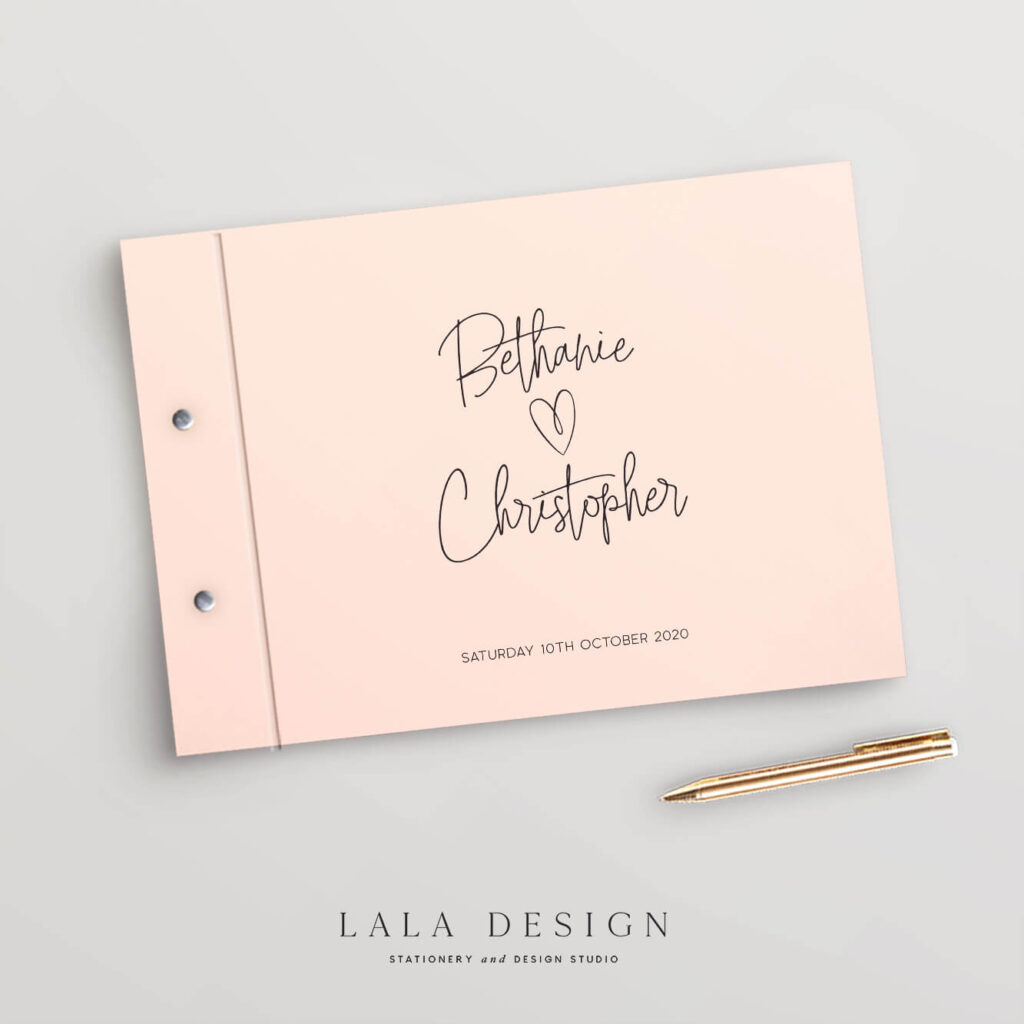 Love Actually Guestbook | Wedding & Engagement stationery - Perth WA