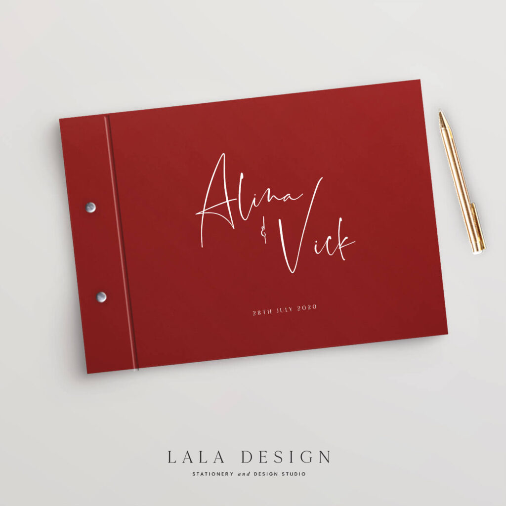 Spiced Honey Guestbook | Wedding & Engagement stationery - Perth WA