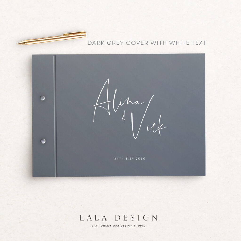 Spiced Honey Guestbook | Wedding & Engagement stationery - Perth WA