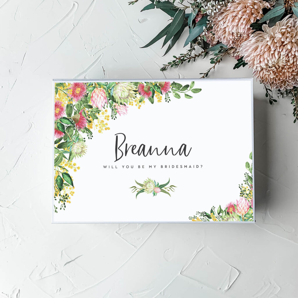 Native Bouquet | Personalised Gift Boxes & Bridesmaid Boxes Perth WA