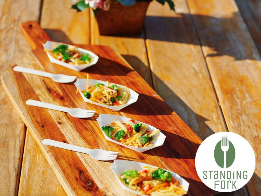 Eco-friendly Catering by Standing Fork
