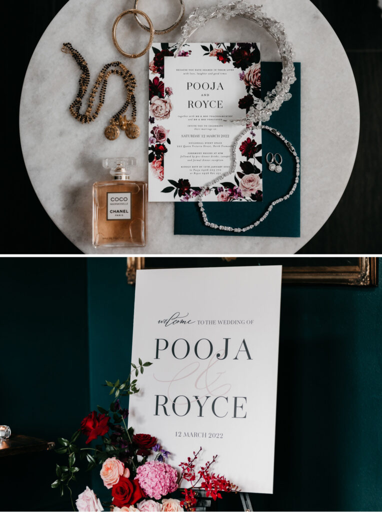 Pooja and Royce's Wedding Stationery